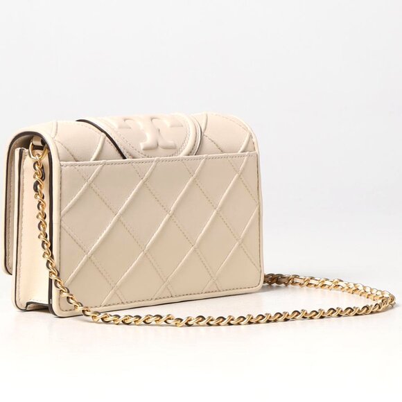 Tory Burch Fleming Leather Crossbody – New Cream - Picture 2 of 10